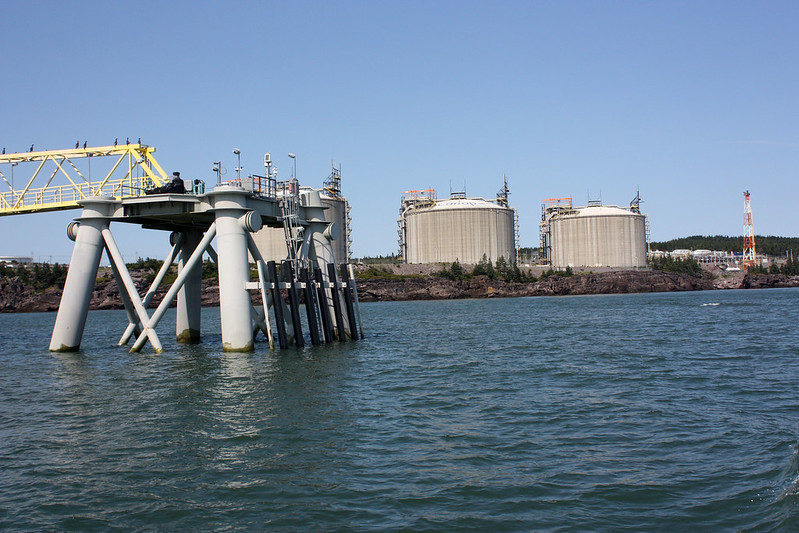 Saint John LNG Jetty, photo Kâté Braydon, Environmental Defense Canada